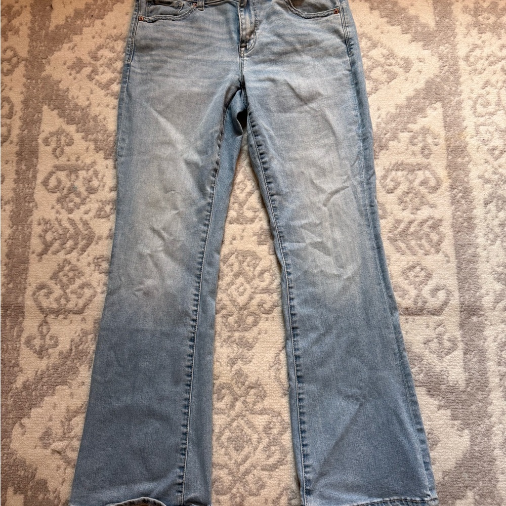 American Eagle Outfitters Light Blue Flare Jeans
